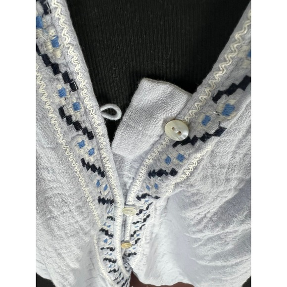 Sundance Moonshadow embroidered top Size Large - Picture 8 of 9